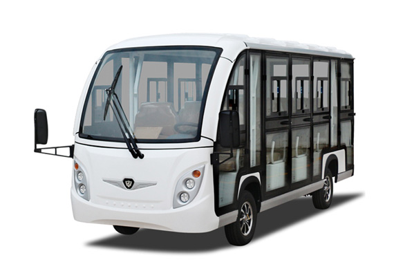 Custom 14 passenger shuttle bus electric bus with heater and air conditioning