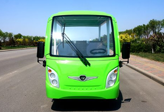 Plastic Electric Enclosed Sightseeing Car for Tourist