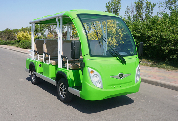 Plastic Electric Enclosed Sightseeing Car for Tourist