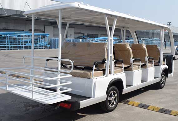 New cheap 14 person low speed electric car for tourist