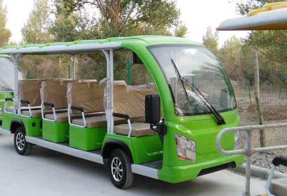 New cheap 14 person low speed electric car for tourist