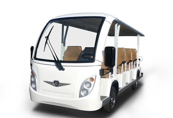 14 passengers zero emission electric tourist bus for resort scenic