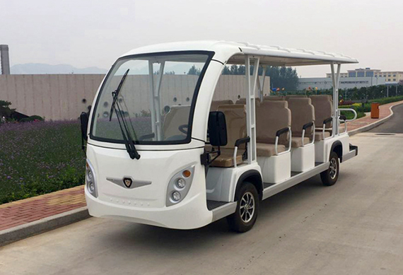 14 passengers zero emission electric tourist bus for resort scenic