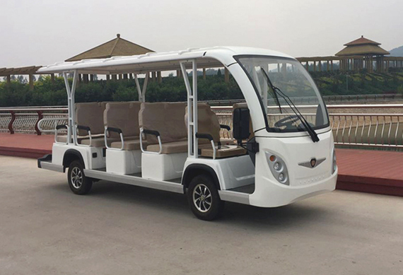 14 passengers zero emission electric tourist bus for resort scenic