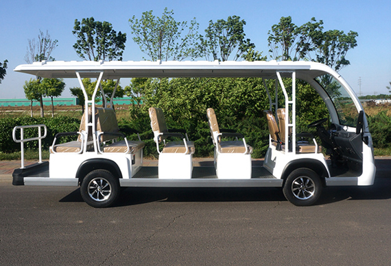 14 passengers zero emission electric tourist bus for resort scenic