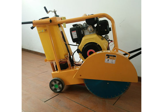 push type asphalt concrete road cutting machine cutter small