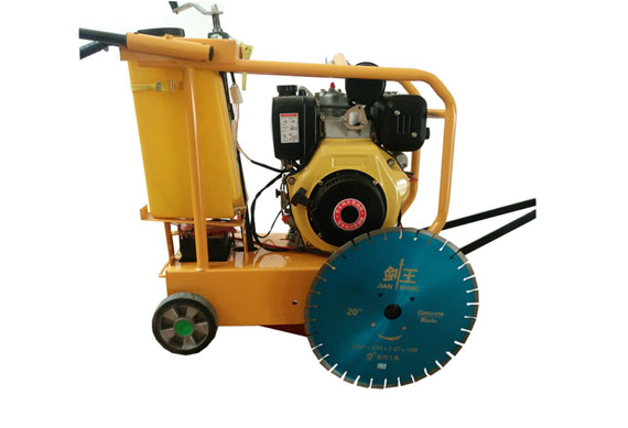 concrete asphalt mini road concrete cutting trencher in india machine