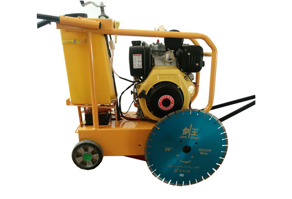 concrete asphalt mini road concrete cutting trencher in india machine