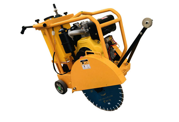 concrete asphalt mini road concrete cutting trencher in india machine