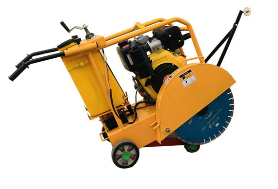 diesel concrete asphalt saw floor cutting machine