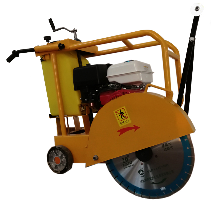 Diesel engine asphalt concrete road cutter cutting machine with water jet