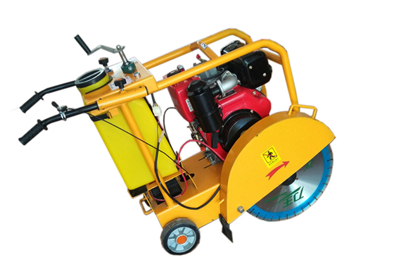 Gasoline/diesel asphalt concrete road cutter cutting machine with blade 500mm for sale