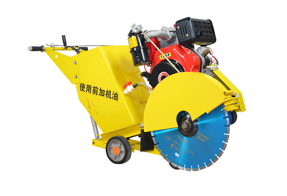 Gasoline/diesel asphalt concrete road cutting machine for sale