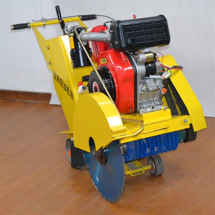 Gasoline/diesel concrete cut saw machine for cutting concrete floor