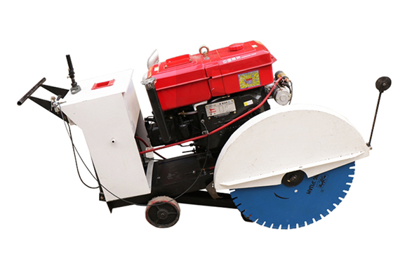 Gasoline/diesel concrete cut saw machine for cutting concrete floor