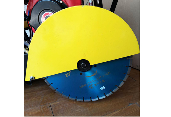 Gasoline/diesel concrete cut saw machine for cutting concrete floor