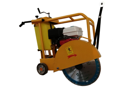 concrete asphalt road saw cutting cutter machine