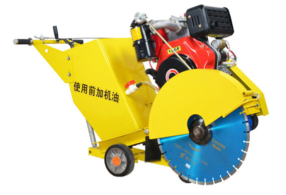 cutting portable concrete pavemen road cutter machine