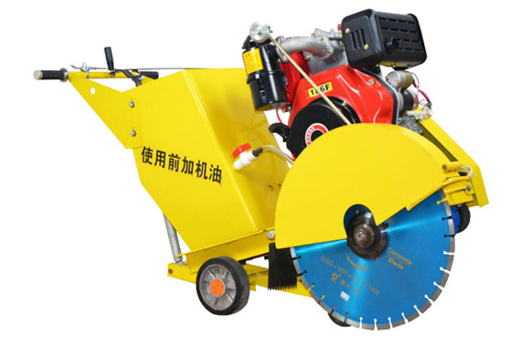 diesel engine pavement cutting machine floor