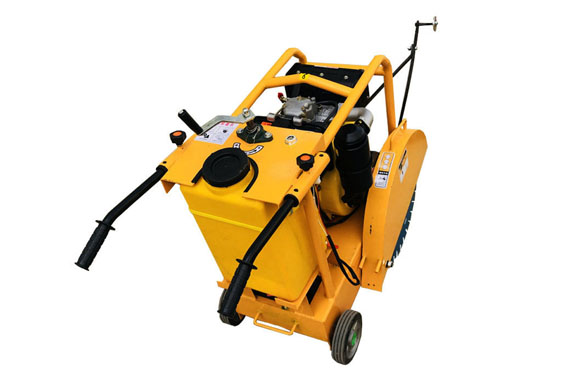 gasoline water jet concrete cutting machine cutting concrete saw