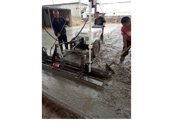 price of wheeled laser road paver leveling machine with two wheels use in concrete floor