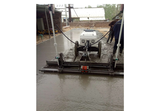 price of wheeled laser road paver leveling machine with two wheels use in concrete floor