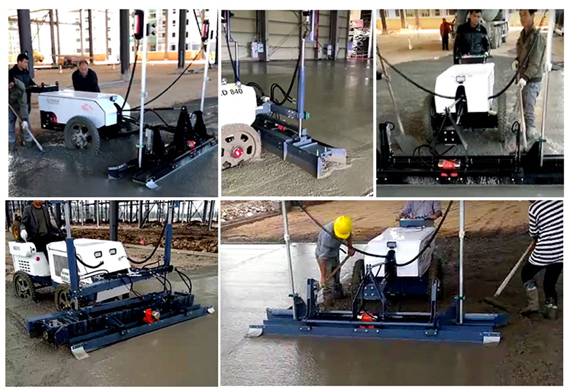 Concrete floor Laser road paver leveling machine with High quality laser receiver for sale