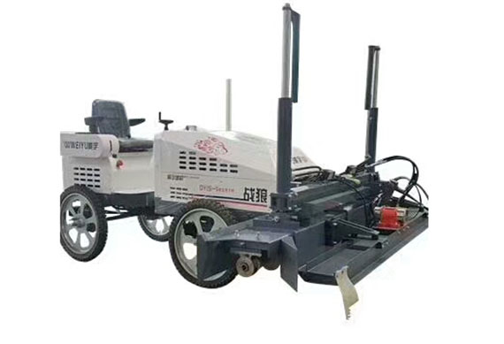 concrete screed laser machine self leveling screed machine with 4 wheels in dubai