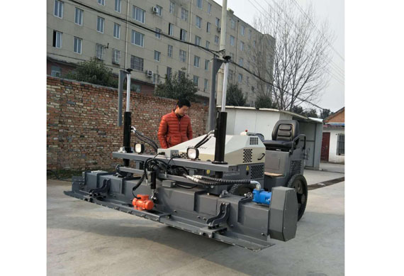 concrete screed laser machine self leveling screed machine with 4 wheels in dubai