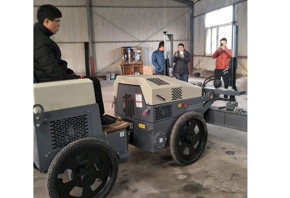 concrete screed laser machine self leveling screed machine with 4 wheels in dubai