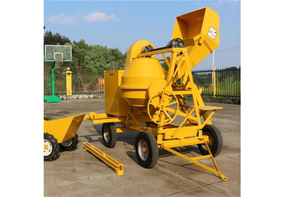 yellow concrete mixer 500L concrete drum mixer hot sale in South Africa