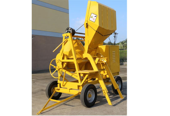 factory price of concrete mixer machine with lift