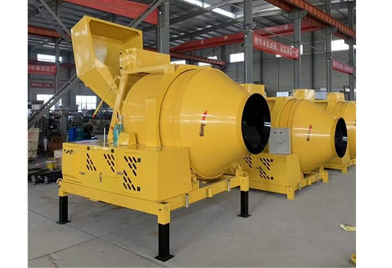 factory price of concrete mixer machine with lift