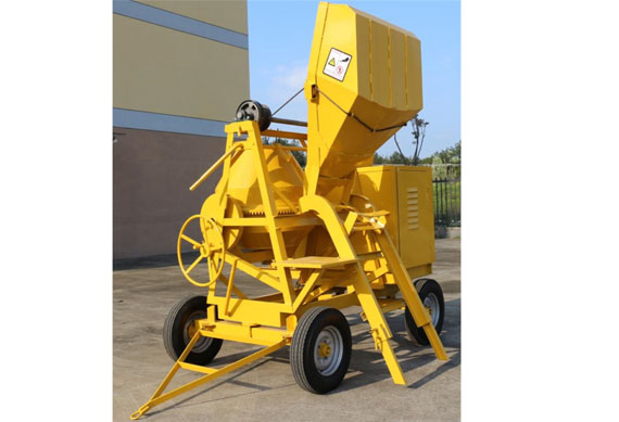 500 L one bagger air-cooled diesel power concrete mixer for sale with a good price