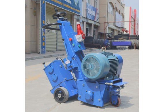 walkbehind road milling planer machine for concrete floor renovation and repair