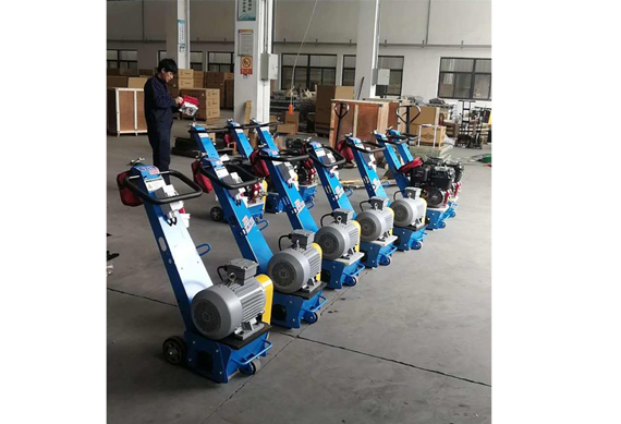 walkbehind road milling planer machine for concrete floor renovation and repair