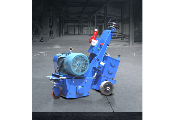 walkbehind road milling planer machine for concrete floor renovation and repair