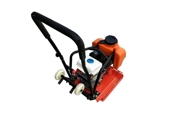 mini hand push gasoline vibratory plate compactor