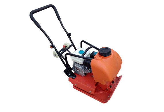 walk behind gasoline vibratory plate compactor