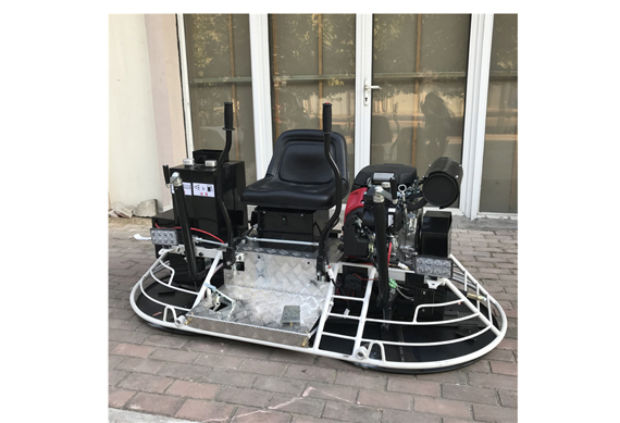 Gasoline powered ride-on concrete trowel machine power engine with gearbox