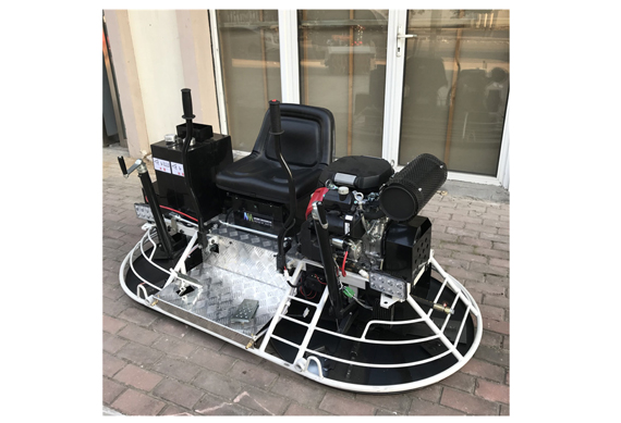 Gasoline powered ride-on concrete trowel machine power engine with gearbox