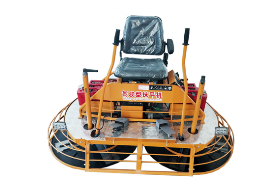 mini concrete road ride on power trowel machine