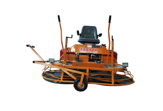 mini concrete road ride on power trowel machine