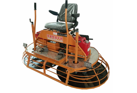 mini concrete road ride on power trowel machine