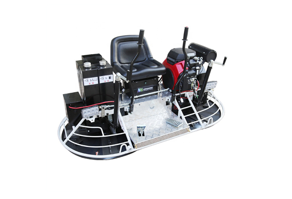 free shipping floor finish machine gasoline ride on concrete power trowel