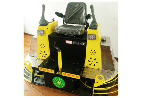 superior hydraulic ride on power trowel machine