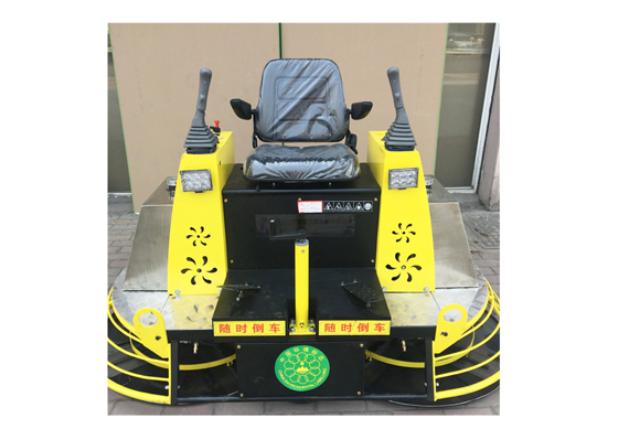 superior hydraulic ride on power trowel machine