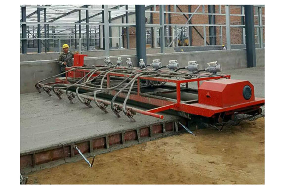 Concrete laser leveling machine/ walk behind gasoline screed floor finishing machine land