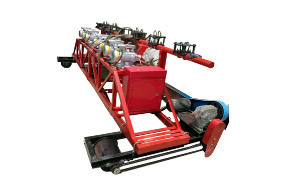 concrete road paver laying machine