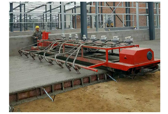 concrete road paver laying machine